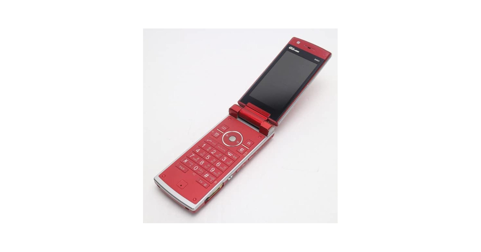 SHARP SH001 レッド折りたたみ式携帯電話 SHARP SH001 レッド折りたたみ式携帯電話 シャープ SIMフリー